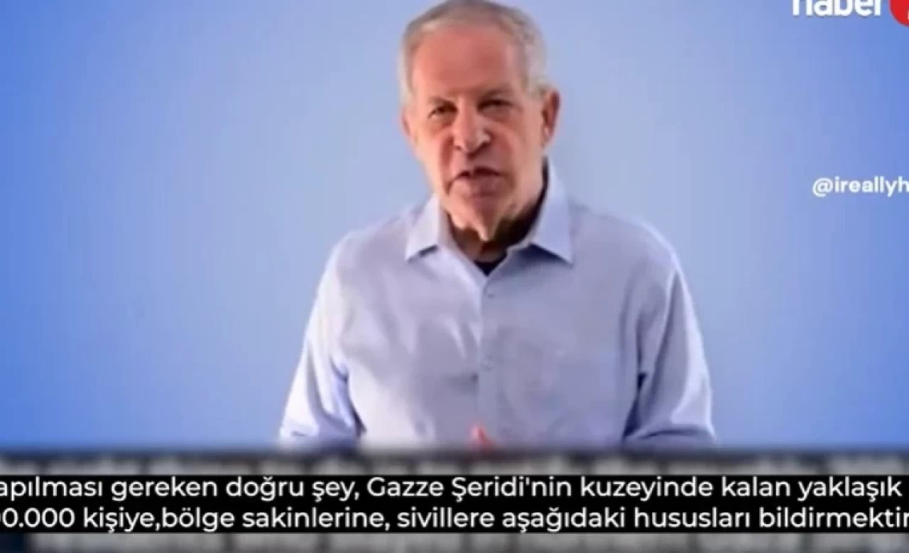 İsrail Eski Generalinden Kan Donduran Teklif! Gazze'nin Kuzeyindeki 300 Bin Filistinli Açlığa Mahkum Edilsin!