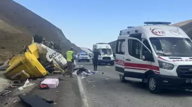 Erzincan'da katliam gibi kaza! Kopan bacak için zamanla yarıştılar