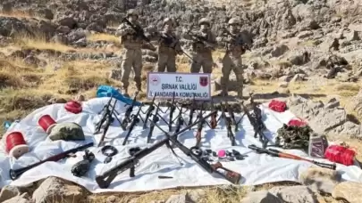 Şırnak’ta "Gürz-18" Operasyonu: Terör Örgütüne Ait Mağaralar İmha Edildi