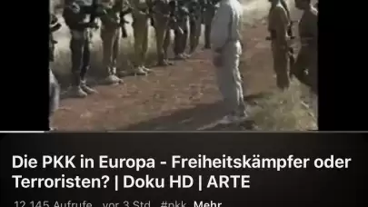 ARTE'de Yayınlanan Belgeselde PKK Propagandası! Avrupa'da 20 Milyon Euro'luk Para Akışı