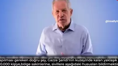 İsrail Eski Generalinden Kan Donduran Teklif! Gazze'nin Kuzeyindeki 300 Bin Filistinli Açlığa Mahkum Edilsin!