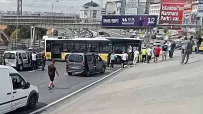 Önce Metrobüs Şimdi de İETT Otobüsü! D-100 Karayolu Trafiğe Kapandı