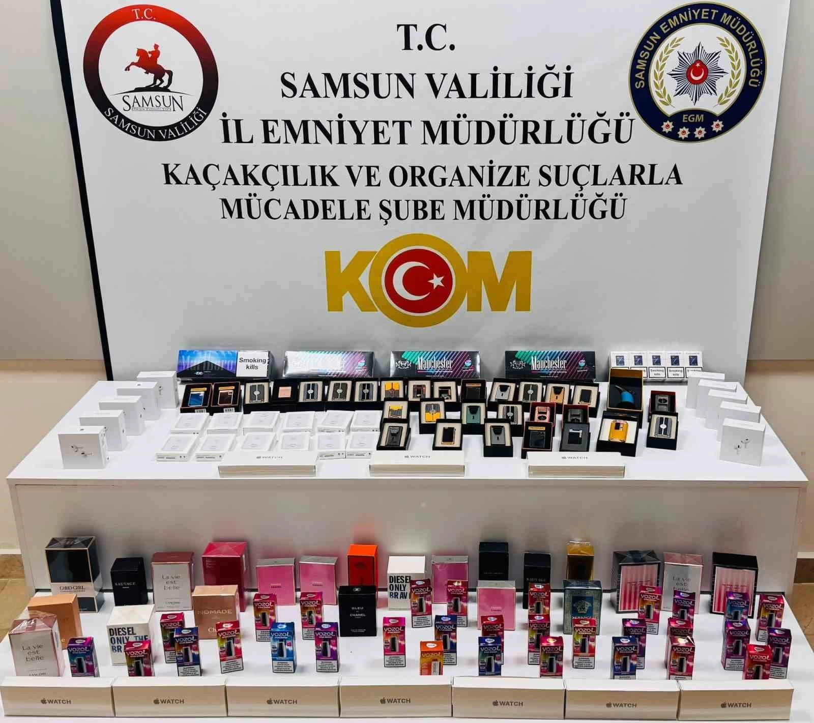 Samsun'da Kaçakçılık Operasyonunda 4 Gözaltı!